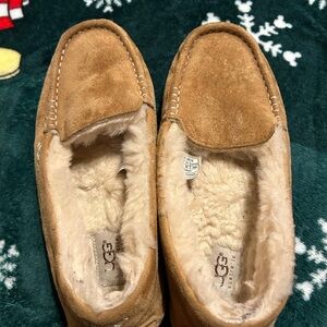 UGG Women's Tan Suede Slippers